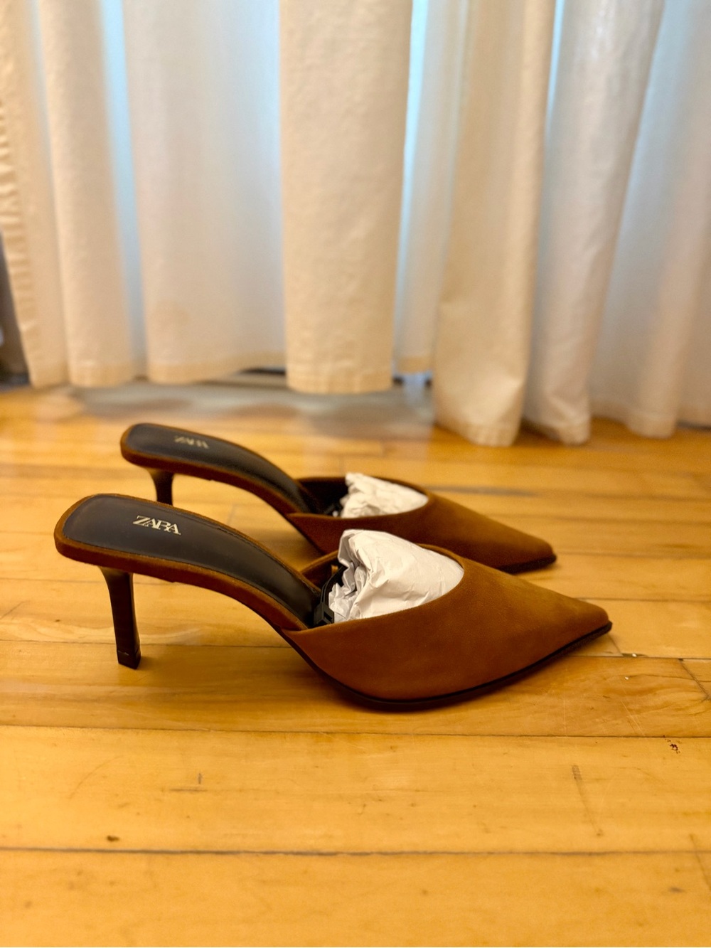 Zara Suede Mules